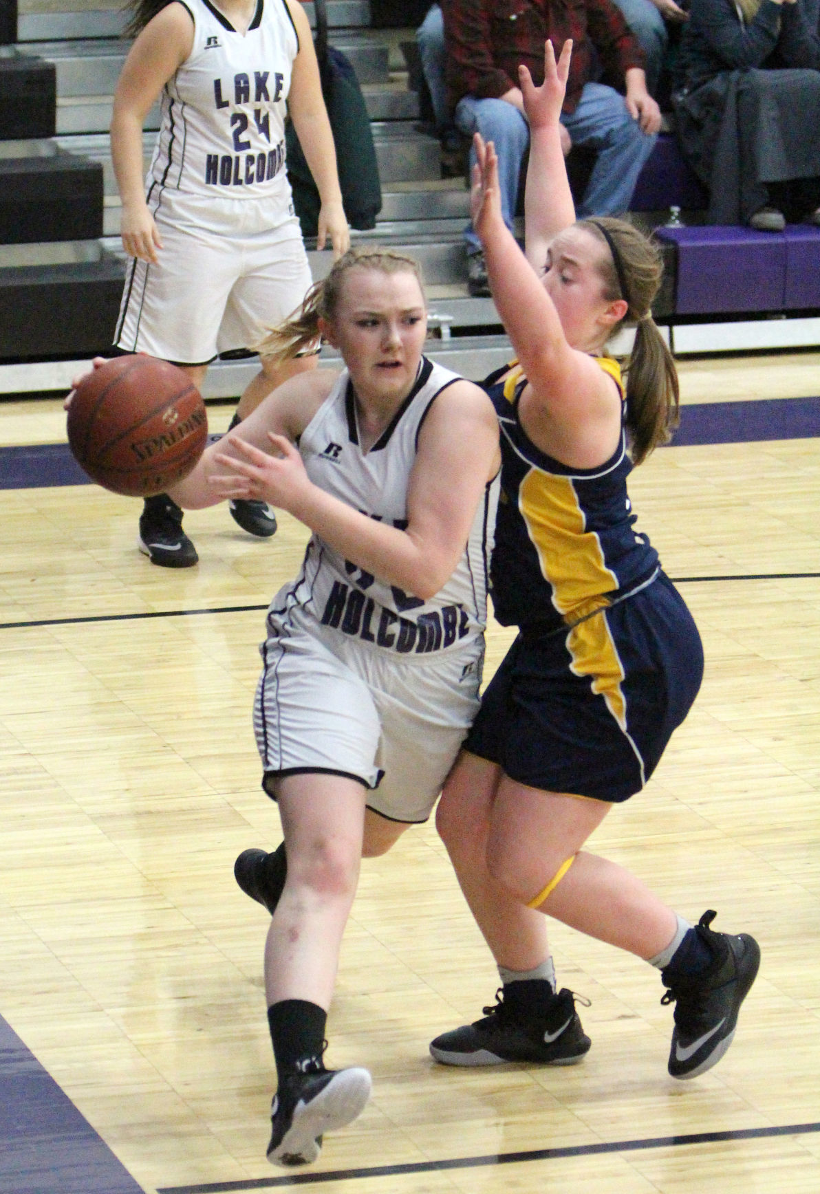 New Auburn at Lake Holcombe girls basketball 2-13-18